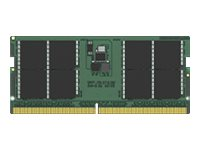 Kingston Technology 64GB DDR5-4800MT/S SODIMM (KIT OF 2), 64 GB, 2 x 32 GB, DDR5, 4800 MHz, 262-pin SO-DIMM KCP548SD8K2-64