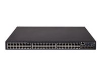 HPE 5130-48G-PoE+-4SFP+ (370W) EI, hanterad, L3, Gigabit Ethernet (10/100/1000), Strömförsörjning via Ethernet (PoE) stöd, Rackmontering, 1U JG937A