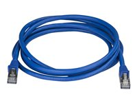 2M CAT6A PATCH CABLE - BLUE CAT 6A NETWORK CABLE - STP 6ASPAT2MBL