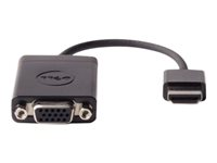 Dell - Videokort - HDMI hane till HD-15 (VGA) hona - svart - för Chromebook 3110 2-in-1, 31XX, Latitude 54XX, 74XX, OptiPlex 30XX, 70XX, Precision 32XX DAUBNBC084