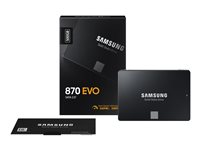 Samsung 870 EVO, 500 GB, 2.5", 560 MB/s, 6 Gbit/s MZ-77E500B/EU