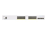 Cisco Business 250 Series CBS250-24T-4X - Switch - L3 - smart - 24 x 10/100/1000 + 4 x 10 Gigabit SFP+ - rackmonterbar CBS250-24T-4X-UK