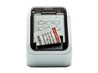 BROTHER QL-810Wc Label printer two-colour mono direct thermal Roll 62mm 300x600dpi 110 labels/min USB Wi-Fi Cutter glossy black QL810WCZW1