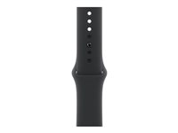 Apple - Band för smart klocka - 46mm - M/L (passar handleder på 160 - 210 mm) - svart MXM43ZM/A