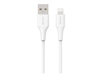 INFINITE USB-A to Lightning Cable MFI 1m White. Recycled ES601170-BULK