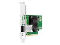 HPE InfiniBand HDR100/Ethernet 100Gb 1-port 940QSFP56 - Nätverksadapter - PCIe 4.0 x16 låg profil - 100Gb Ethernet / 100Gb Infiniband QSFP28 x 1 - för Apollo 20 2U, Nimble Storage dHCI Large Solution with HPE ProLiant DL380 Gen10 P06250-B21