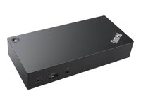 Lenovo ThinkPad USB-C Dock - Dockningsstation - USB-C - VGA - GigE - 90 Watt - EU - för 730S-13, ThinkPad A285, A485, E490, E590, L390, L390 Yoga, T490, X390, Yoga S730-13 40A90090EU