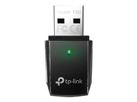 TP-Link Archer T2U, Trådlös, USB, WLAN, Wi-Fi 5 (802.11ac), 600 Mbit/s, Svart Archer T2U