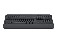 Logitech Signature K650 - Tangentbord - trådlös - Bluetooth 5.1 - QWERTZ - tjeckiska - grafit 920-010947