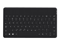 Logitech Keys-To-Go, QWERTZ, schweizisk, 1,7 cm, 1,2 mm, Varje varumärke, Svart 920-008551