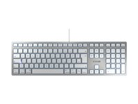 Cherry KC 6000 SLIM FOR MAC, Silver, Nordic layout JK-1610PN-1