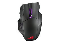 ASUS ROG Spatha X, högerhand, Optisk, RF Wireless + USB Type-A, 19000 DPI, Svart 90MP0220-BMUA00