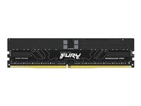 Kingston FURY Renegade Pro - DDR5 - modul - 32 GB - DIMM 288-pin - 5600 MHz / PC5-44800 - CL28 - 1.35 V - registrerad - on-die ECC - svart KF556R28RBE2-32