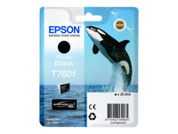 Epson T7601 - 26 ml - foto-svart - original - blister - bläckpatron - för SureColor P600, SC-P600 C13T76014010