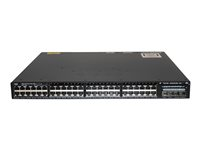 Cisco Catalyst 3650-48FS-L - Switch - Managed - 48 x 10/100/1000 (PoE+) + 4 x SFP - desktop, rack-mountable - PoE+ (775 W) WS-C3650-48FS-L