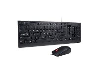 Lenovo 4X30L79916, Fullstor (100 %), Kabel, USB, QWERTY, Svart, Mus inkluderad 4X30L79916