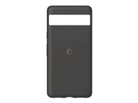 Google - Baksidesskydd för mobiltelefon - aluminium, silikon, polykarbonatskal - träkol - för Pixel 7a GA04318