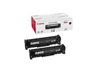 CANON 718 BK toner black standard capacity 3.400 pages 2-pack 2662B005