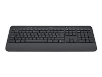 Logitech Signature K650 - Tangentbord - trådlös - Bluetooth 5.1 - QWERTY - spansk - grafit 920-010917