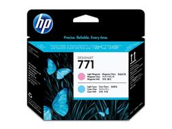 HP 771, HP DesignJet Z6200 Photo Printer series, Bläckstråleskrivare, Ljus Magenta, Ljus Cyan, CE019A, Singapore, 28 mm CE019A