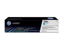 HP 126A cyan LaserJet-tonerkassett, original, 1000 sidor, Cyan, 1 styck CE311A