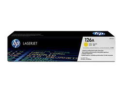 HP 126A gul LaserJet-tonerkassett, original, 1000 sidor, Gul, 1 styck CE312A