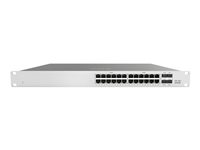 Cisco Meraki Cloud Managed MS120-24P - Switch - Administrerad - 24 x 10/100/1000 + 4 x Gigabit SFP - skrivbordsmodell, rackmonterbar - PoE (370 W) MS120-24P-HW