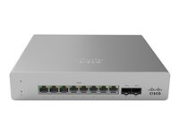 Cisco Meraki Cloud Managed MS120-8 - Switch - Administrerad - 8 x 10/100/1000 (PoE+) + 2 x Gigabit SFP - skrivbordsmodell, väggmonterbar - PoE+ (67 W) MS120-8LP-HW