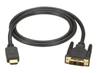 Black Box EVHDMI02T-003M, 3 m, DVI-D, HDMI, Guld, Koppar, Svart EVHDMI02T-003M