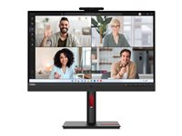 Lenovo ThinkVision T27hv-30 - LED-skärm - 27" - 2560 x 1440 QHD - IPS - 300 cd/m² - 1000:1 - 4 ms - HDMI, DisplayPort, USB-C - högtalare - korpsvart 63D6UAT3EU