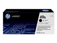 HP 49A svart LaserJet-tonerkassett, original, 2500 sidor, Svart, 1 styck Q5949A