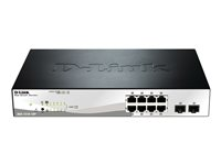 D-Link DGS-1210-10P, hanterad, L2, Gigabit Ethernet (10/100/1000), Strömförsörjning via Ethernet (PoE) stöd, Rackmontering, 1U DGS-1210-10P