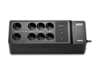 APC Back-UPS 650VA 230V 1 USB charging port - (Offline-) USV, Vänteläge (offline), 0,65 kVA, 400 W, Sinus, 180 V, 226 V BE650G2-GR