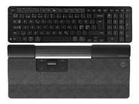 CONTOUR SliderMouse Pro Regular Dark Grey + Balance Keyboard BK Wireless PC o Mac Black Compact Ergonomic Pan Nordic 901103