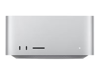 Apple Mac Studio - USFF M2 Max upp till - RAM 32 GB - SSD 512 GB - M2 Max 30-core GPU - Gigabit Ethernet, 2.5 Gigabit Ethernet, 5 Gigabit Ethernet, 10 Gigabit Ethernet, IEEE 802.11ax (Wi-Fi 6E), Bluetooth 5.3 - macOS Ventura 13.0 - skärm: ingen - sil MQH73KS/A