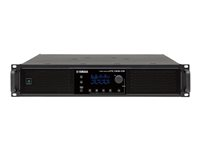 Slutsteg med inbyggd DSP, 4x900W (4Ohm)/4x600W (100v), Dante, 2HE/19tu PC406-DI