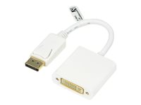 Deltaco DP-DVI15, 0,2 m, DisplayPort, DVI-D, Hankoppling, Honkoppling, 1920 x 1080 pixlar DP-DVI15