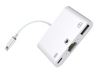 LIGHTNING HUB - iPhone / iPad Lightning - RJ45 + Power LIGHT-HUB2