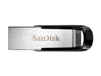 SanDisk ULTRA FLAIR, 64 GB, USB Type-A, 3.2 Gen 1 (3.1 Gen 1), 150 MB/s, Utan skyddshatt, Svart, Silver SDCZ73-064G-G46