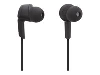 BT110 In-ear BT headphones with mic, control buttons, black HL-BT301