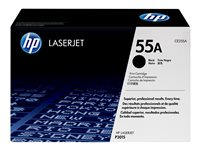 HP 55A - Svart - original - LaserJet - tonerkassett (CE255A) - för LaserJet Enterprise MFP M525, LaserJet Enterprise Flow MFP M525, LaserJet Managed MFP M525 CE255A