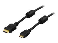 Deltaco HDMI-1056, 5 m, HDMI Type C (Mini), HDMI Typ A (standard), 10,2 Gbit/s, Svart HDMI-1056