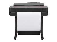 HP DesignJet T650 - 24" storformatsskrivare - färg - bläckstråle - Rulle A1 (61,0 cm x 91,4 m) - 2 400 x 1 200 dpi - upp till 0.43 min/sida (mono)/ upp till 0.43 min/sida (färg) - USB, LAN, Wi-Fi - kniv 5HB08A#B19