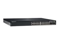 DELL N3224PX-ON, hanterad, L2, Gigabit Ethernet (10/100/1000), Strömförsörjning via Ethernet (PoE) stöd, Rackmontering, 1U 210-ASPK