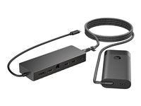 HP Universal - Dockningsstation - USB-C - HDMI, DP - 10Mb LAN - med Laptop Charger 9H0H9AA