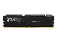 Kingston FURY Beast - DDR5 - modul - 8 GB - DIMM 288-pin - 5200 MHz / PC5-41600 - CL38 - 1.25 V - ej buffrad - on-die ECC KF552C40BB-8