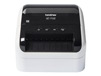 BROTHER QL-1100c Label printer direct thermal Roll 103.6mm 300x300dpi 110mm/sec USB 2.0 Cutter white glossy black QL1100CZW1