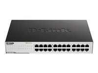 D-Link GO-SW-24G, Ohanterad, L2, Gigabit Ethernet (10/100/1000), Full duplex, Rackmontering, 1U GO-SW-24G/E