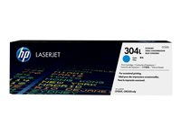 HP 304L - Ekonomi - cyan - original - LaserJet - tonerkassett (CC531L) - för Color LaserJet CM2320fxi, CM2320n, CM2320nf, CP2025, CP2025dn, CP2025n, CP2025x CC531L