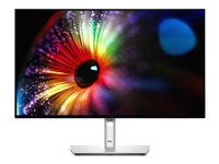 Dell UltraSharp U2724D - LED-skärm - 27" - 2560 x 1440 QHD @ 120 Hz - IPS - 350 cd/m² - 2000:1 - 5 ms - HDMI, DisplayPort - med 3 års Advanced Exchange Basic Warranty DELL-U2724D